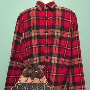 303-UR Worthy❤️~ American Eagle Heritage Flannel